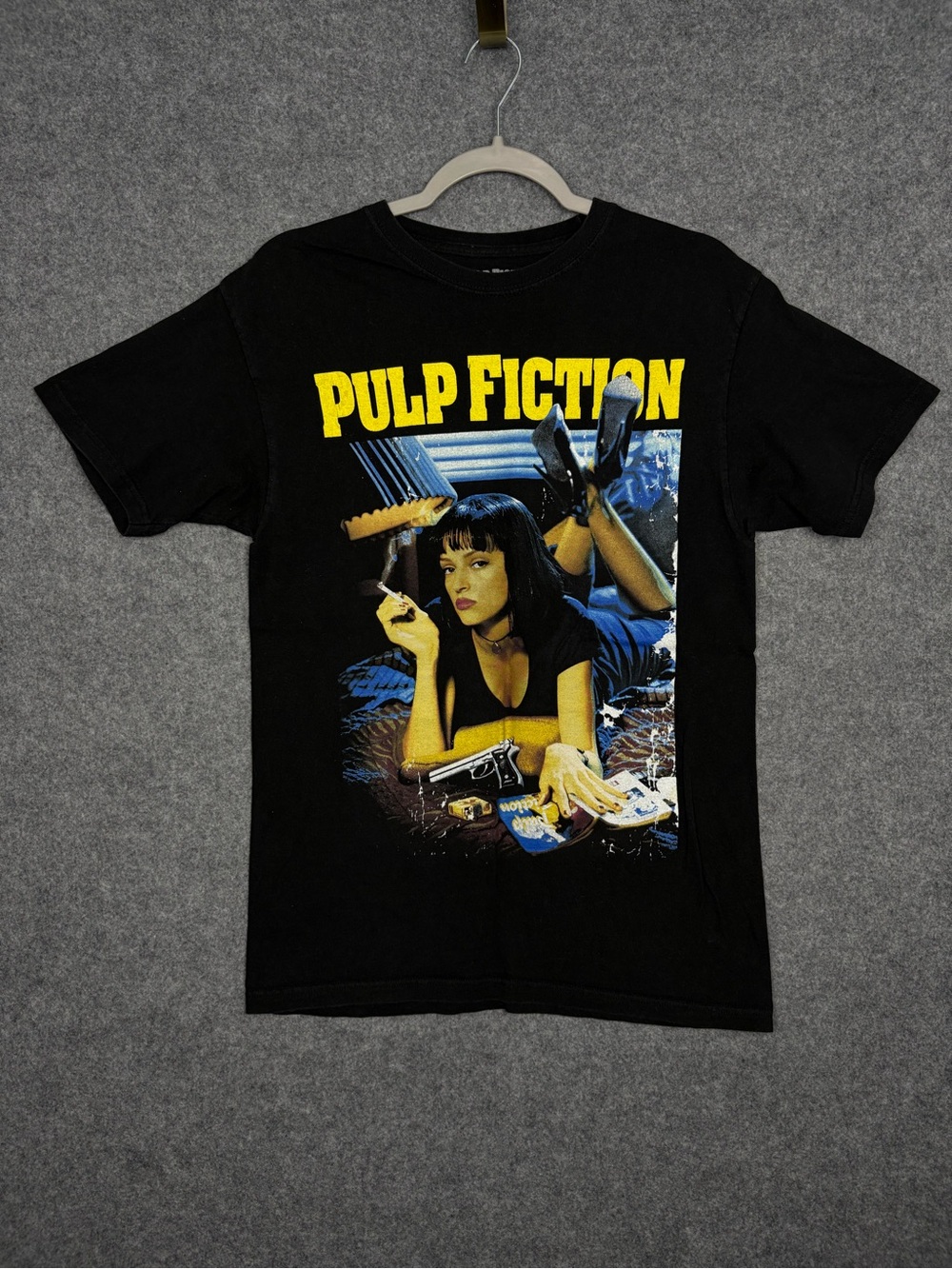 Pulp Fiction Mia Wallace Graphic Movie Tee Medium